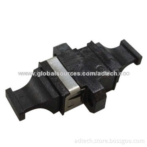 MPO Adapter with Triangular Cap, RoHS Directive-compliantNew